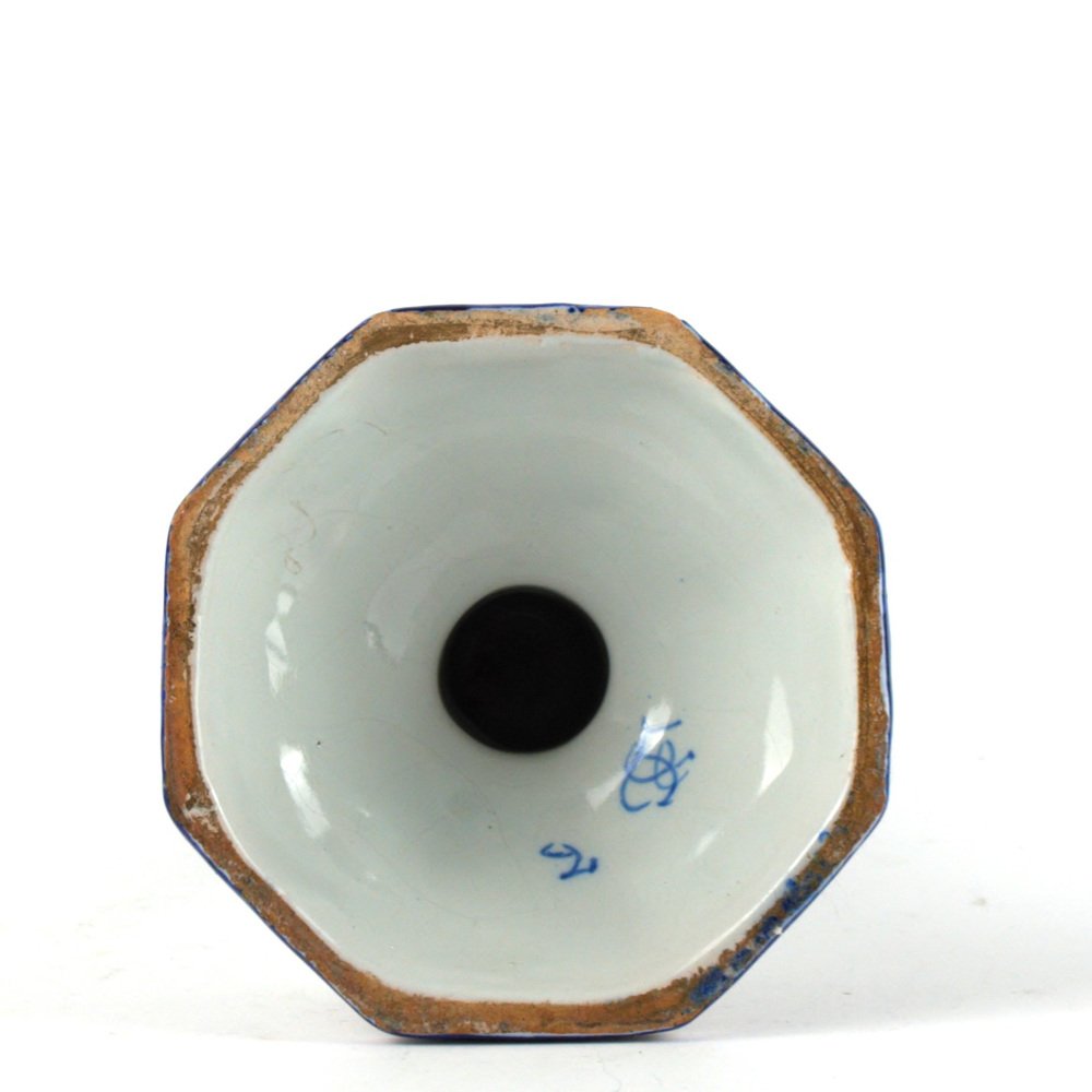 French Clay Candlestick from Rouen for sale at Pamono