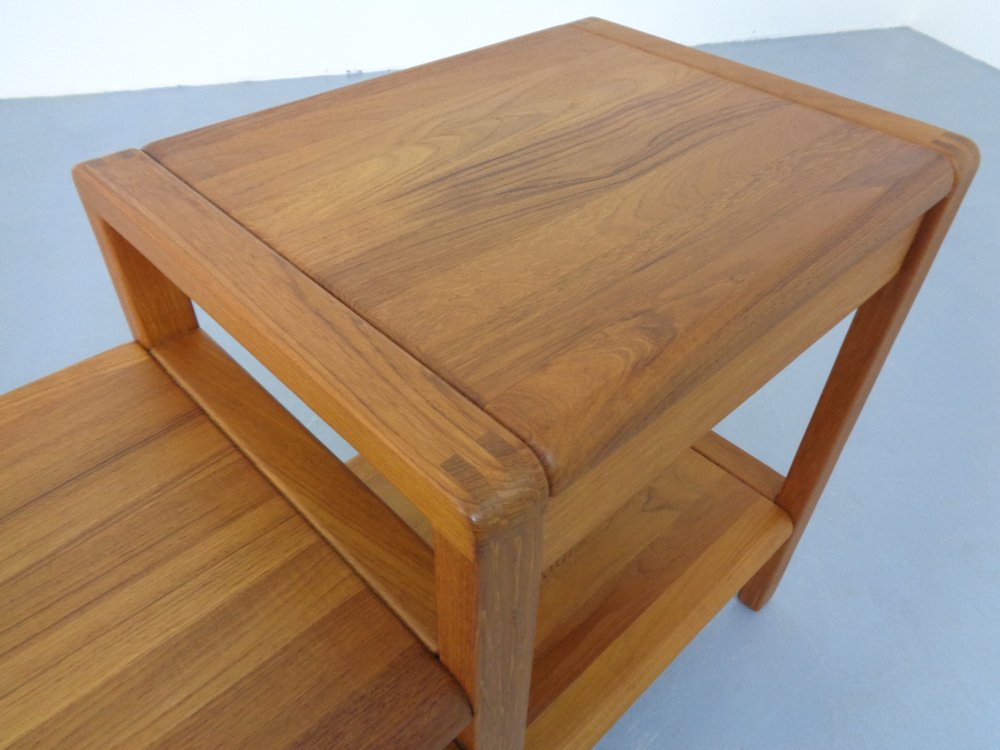 Teak Side Table with Drawer from Salling Stolefabrik Durup, 1970s for