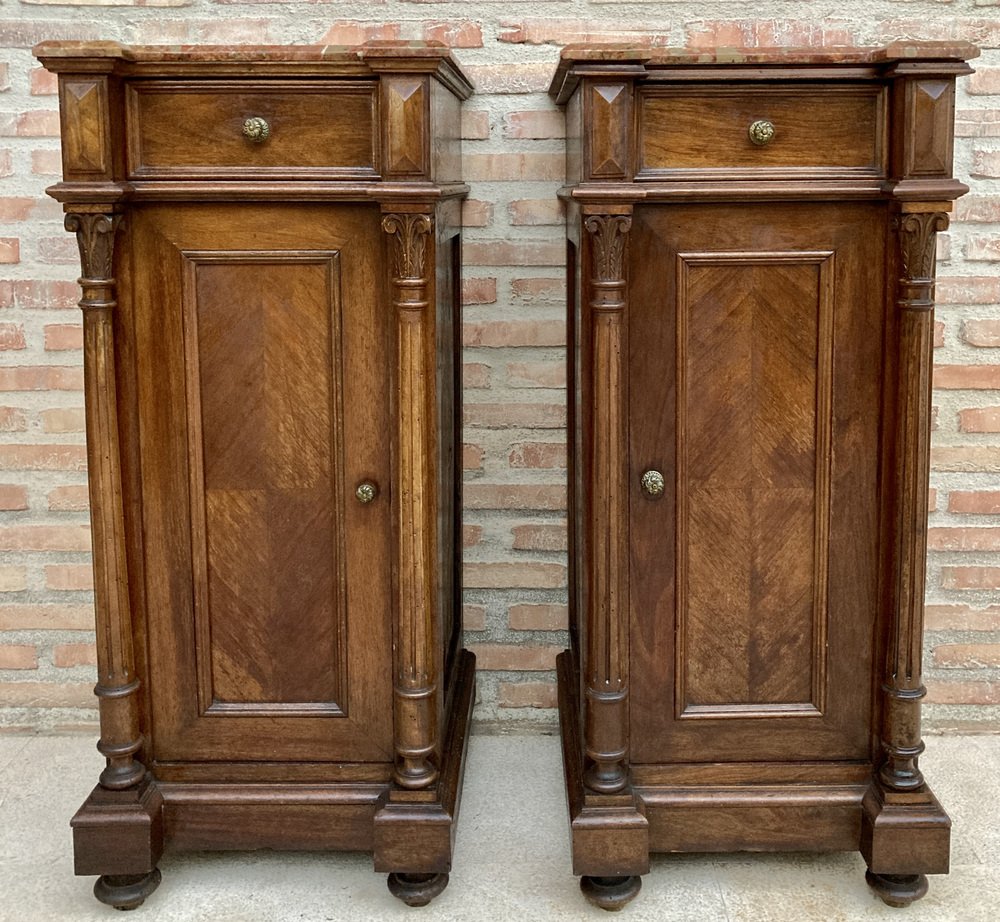 Comodino Con Cassetto Tavolini Da Notte Cassettiera Camera Da Letto Bianco 50x36x47 Cm Bv175440 Bonnevie 67956020