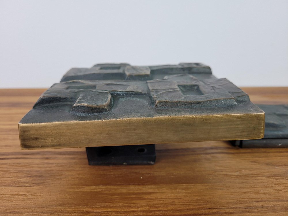 Vintage Danish Door Handle in Bronze, 1950s for sale at Pamono