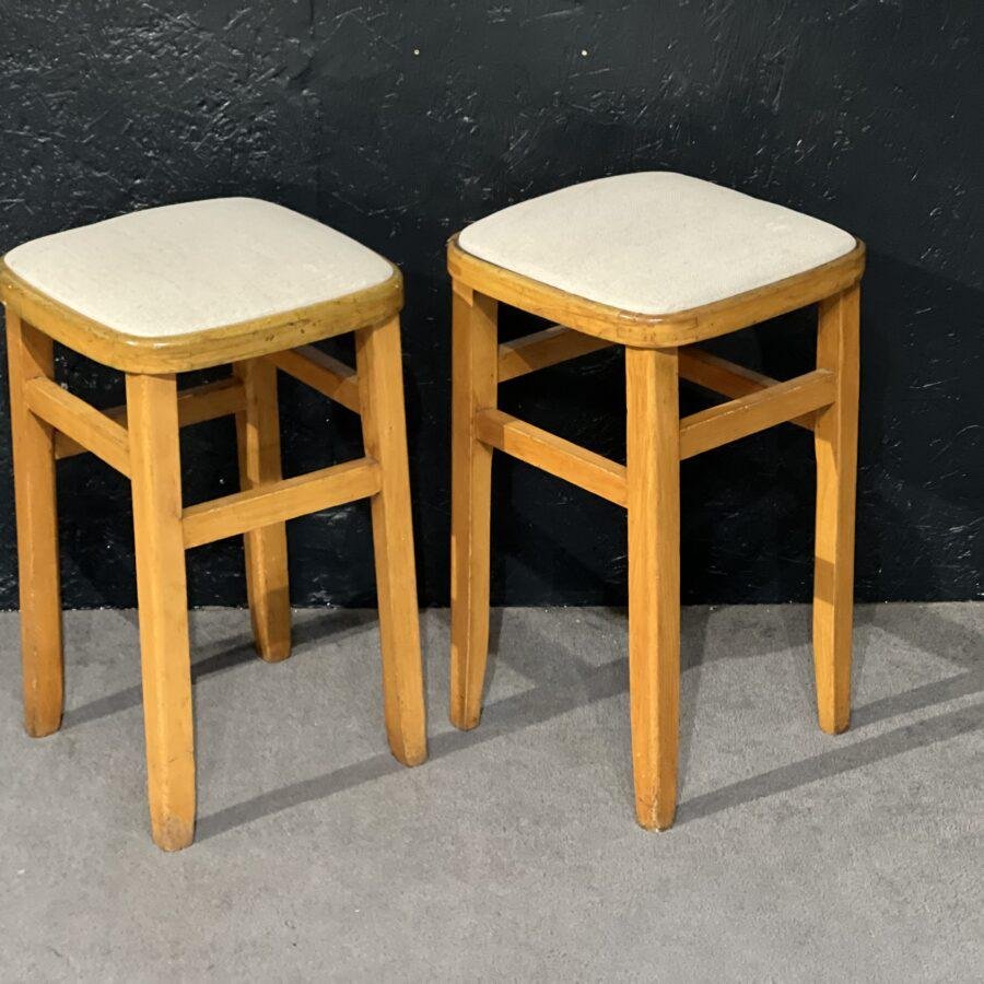 Set of Vintage Beech Stools for sale at Pamono