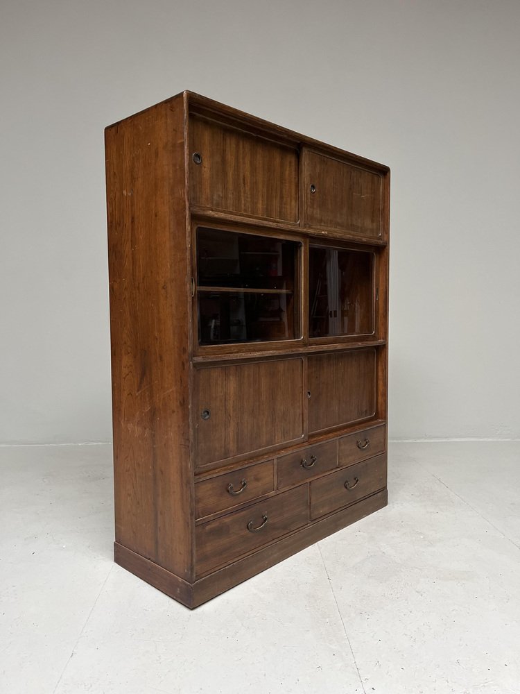 Cajonera japonesa Cha Tansu Shōwa MidCentury, años 40 en venta en Pamono