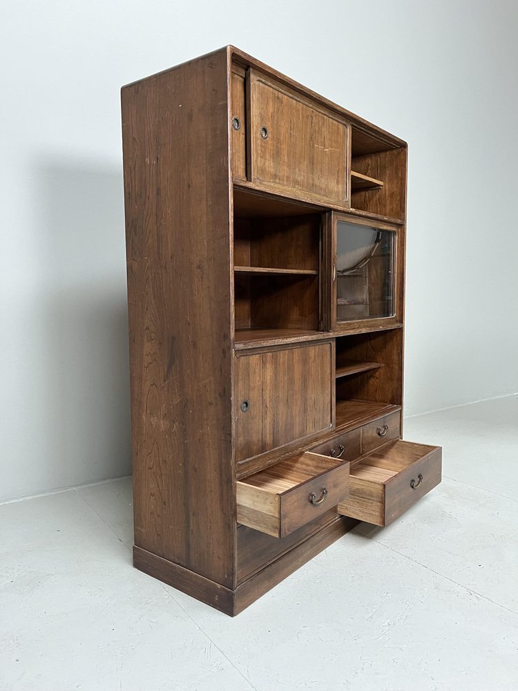 Cajonera japonesa Cha Tansu Shōwa MidCentury, años 40 en venta en Pamono