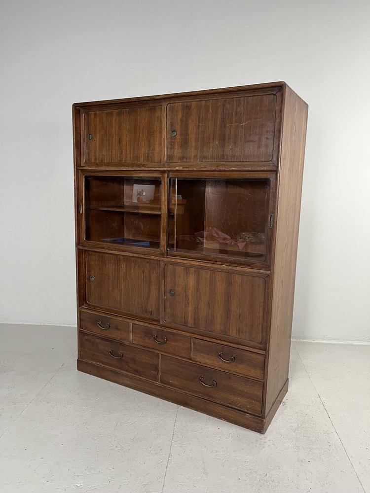 Cajonera japonesa Cha Tansu Shōwa MidCentury, años 40 en venta en Pamono