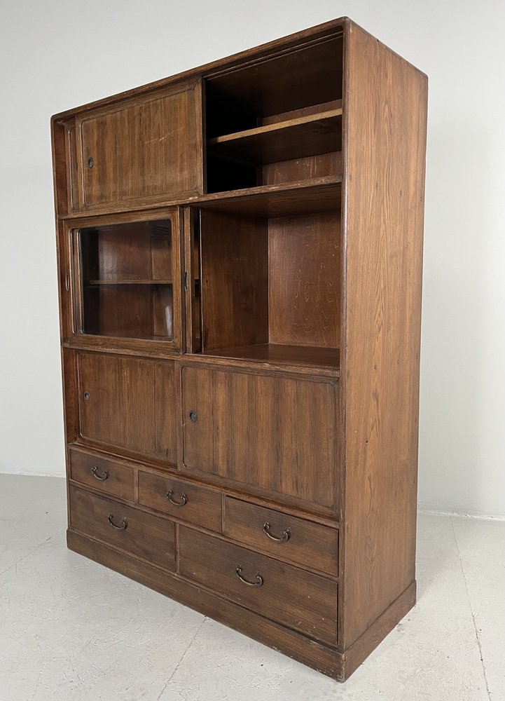 Cajonera japonesa Cha Tansu Shōwa MidCentury, años 40 en venta en Pamono