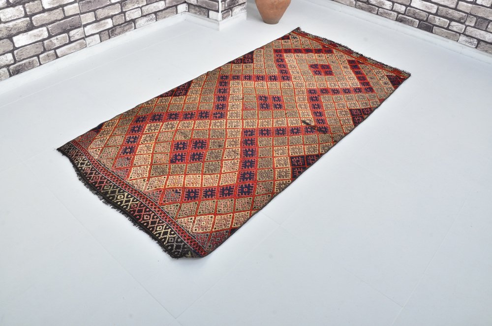Vintage Ethnic Cicim Area Rug for sale at Pamono