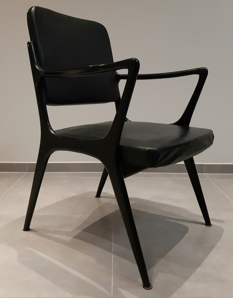Desk Chair by Alfred Hendrickx for Belform, 1950s for sale at Pamono