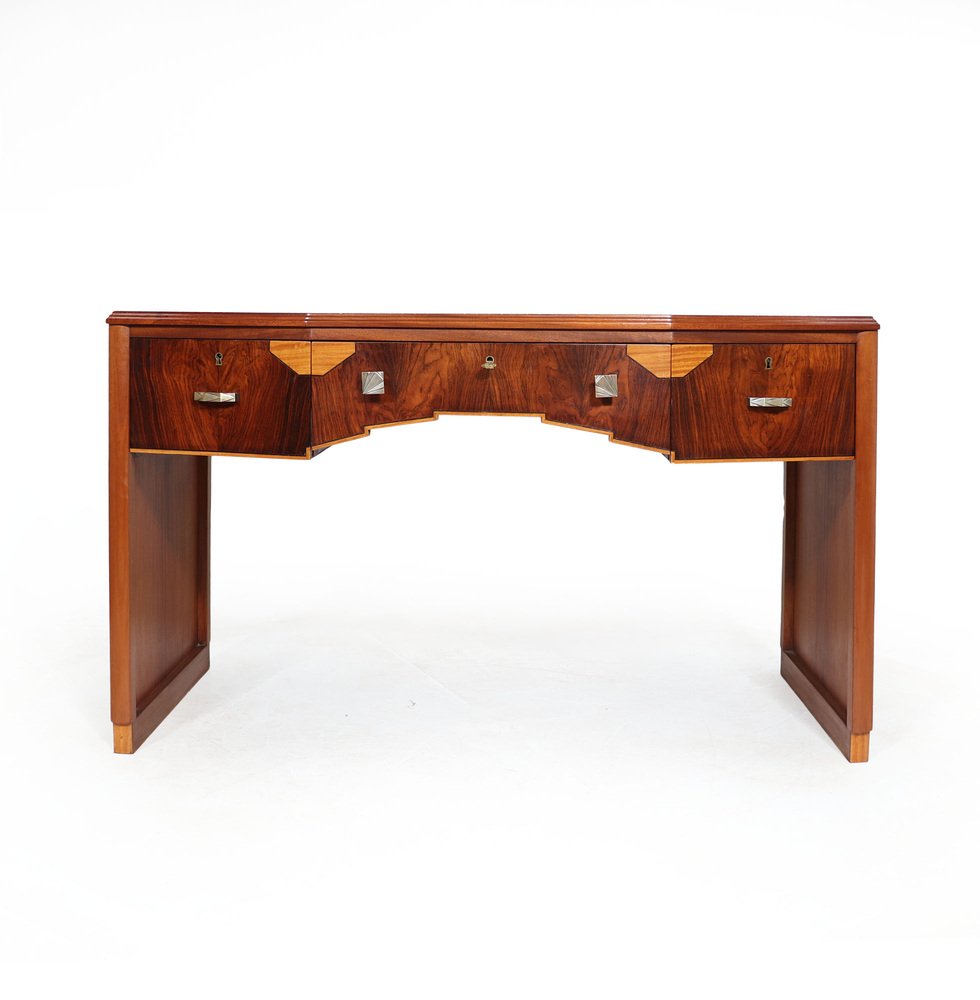 Französischer Art Deco Palisander Schreibtisch, 1925 bei Pamono kaufen