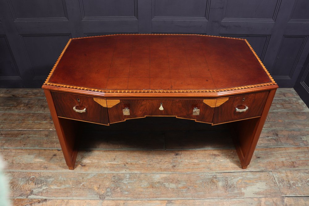 Französischer Art Deco Palisander Schreibtisch, 1925 bei Pamono kaufen