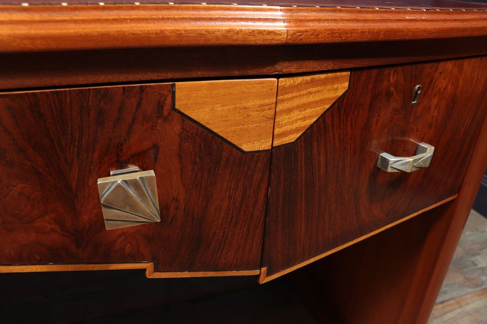 Französischer Art Deco Palisander Schreibtisch, 1925 bei Pamono kaufen