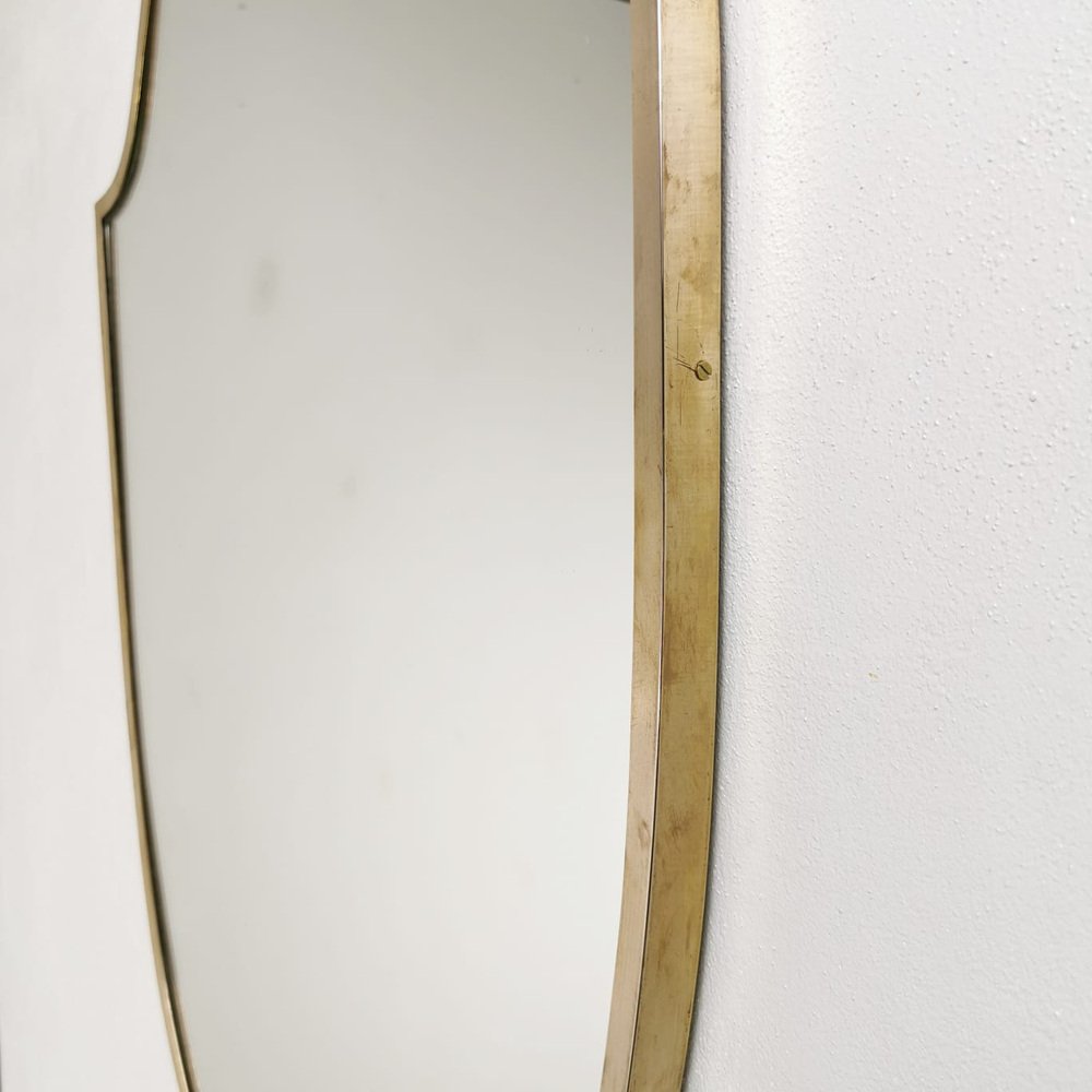 Specchio Rotondo Ottone Spazzolato con Illuminazione a LED 21W e Antiappannamento - 800mm