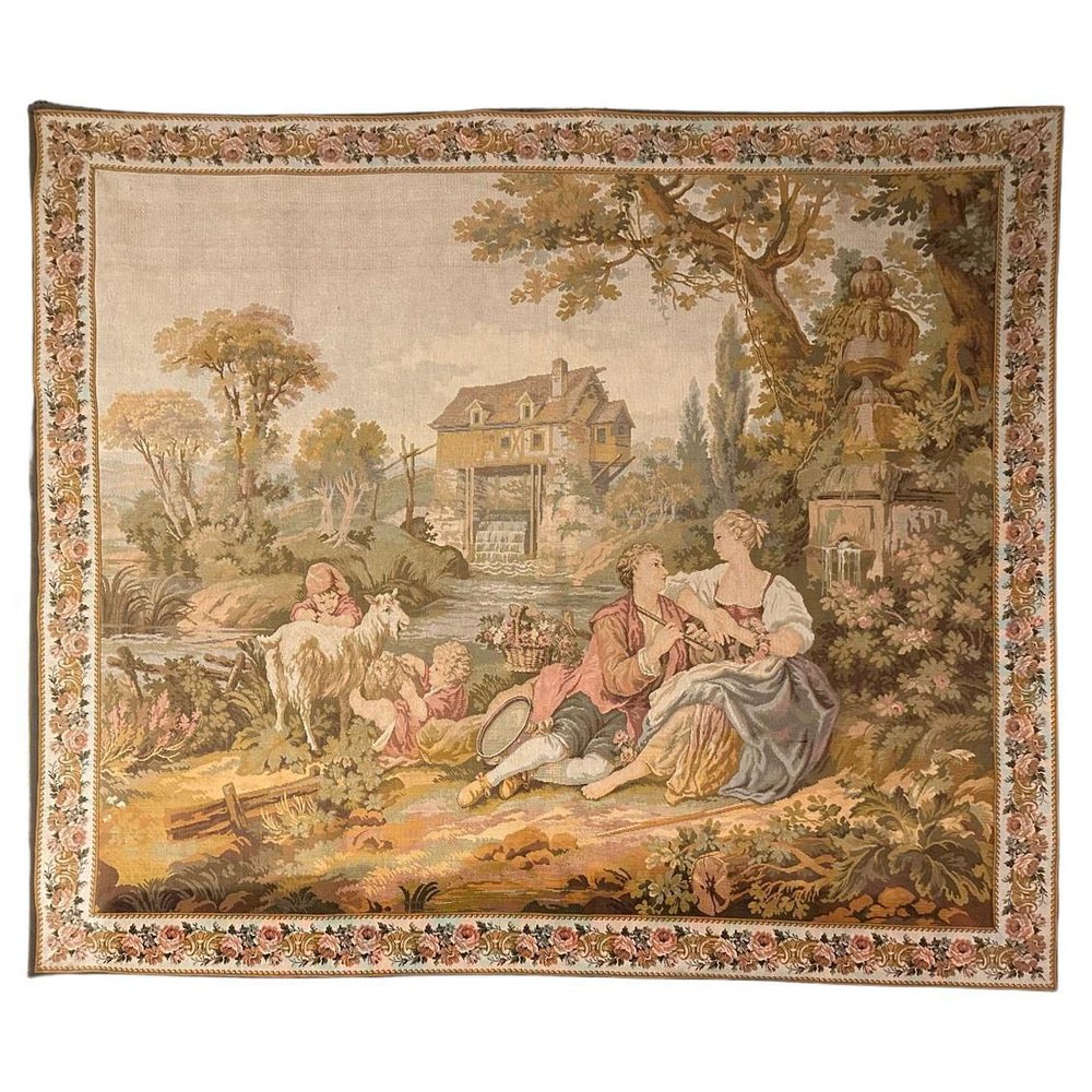 985 - Tapisserie Vintage Style Aubusson François For Sale at