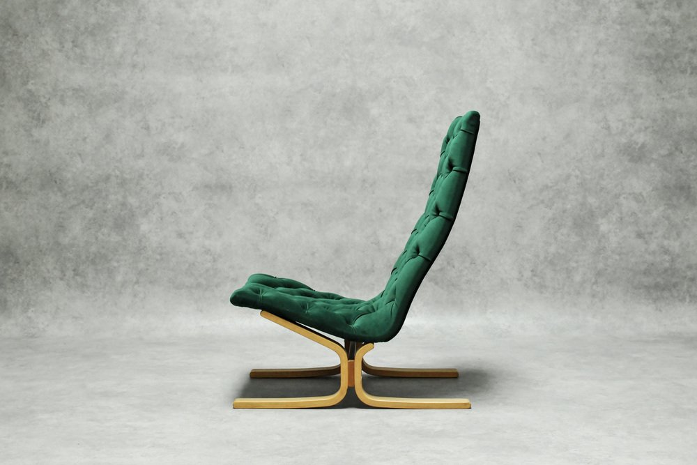 Vintage Green Lounge Chair for sale at Pamono