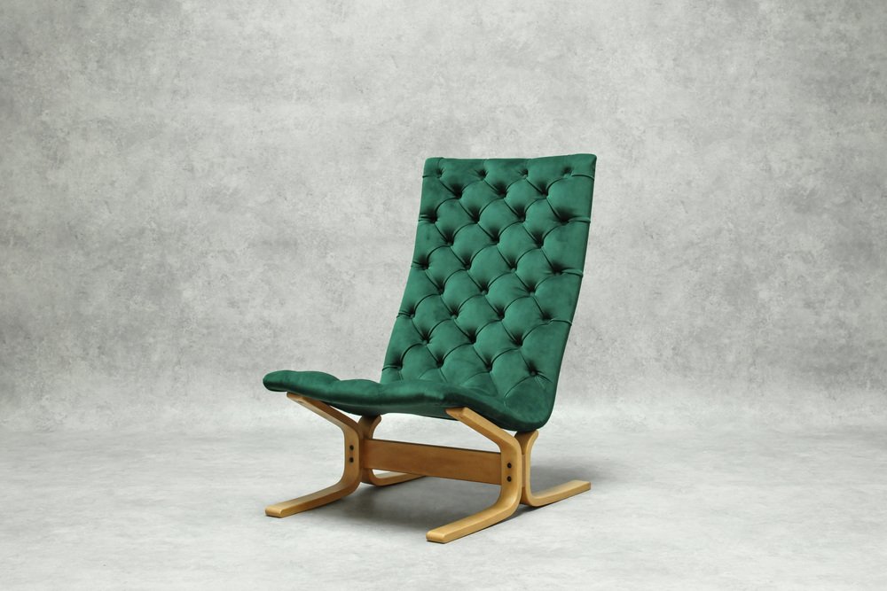 Vintage Green Lounge Chair for sale at Pamono
