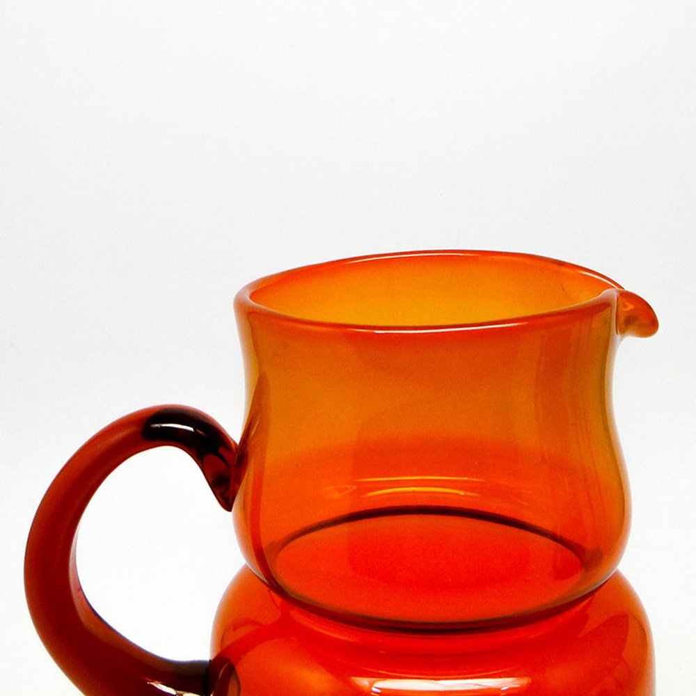 Polnischer Postmoderner Krug von Zbigniew Horbowy für Sudety Glassworks ...