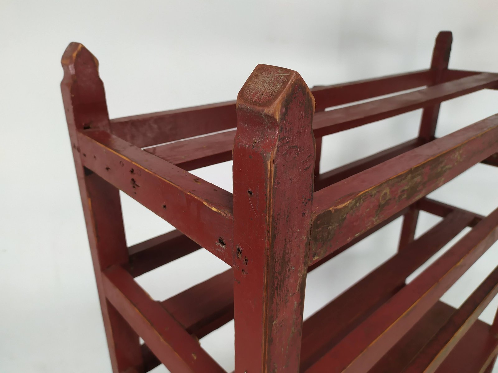 Étagère Vintage Najico Japon 3 Niveaux - Bois Pieds Tournés Perlé, Mid-century