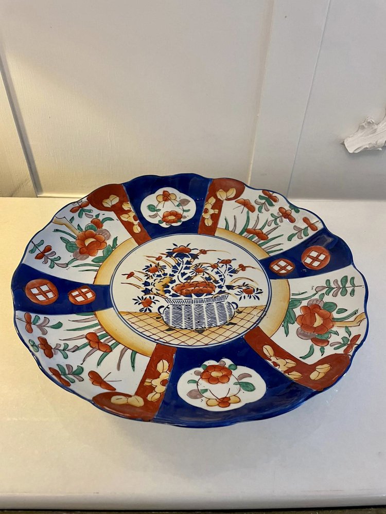 Antique Japanese Imari Plate for sale at Pamono