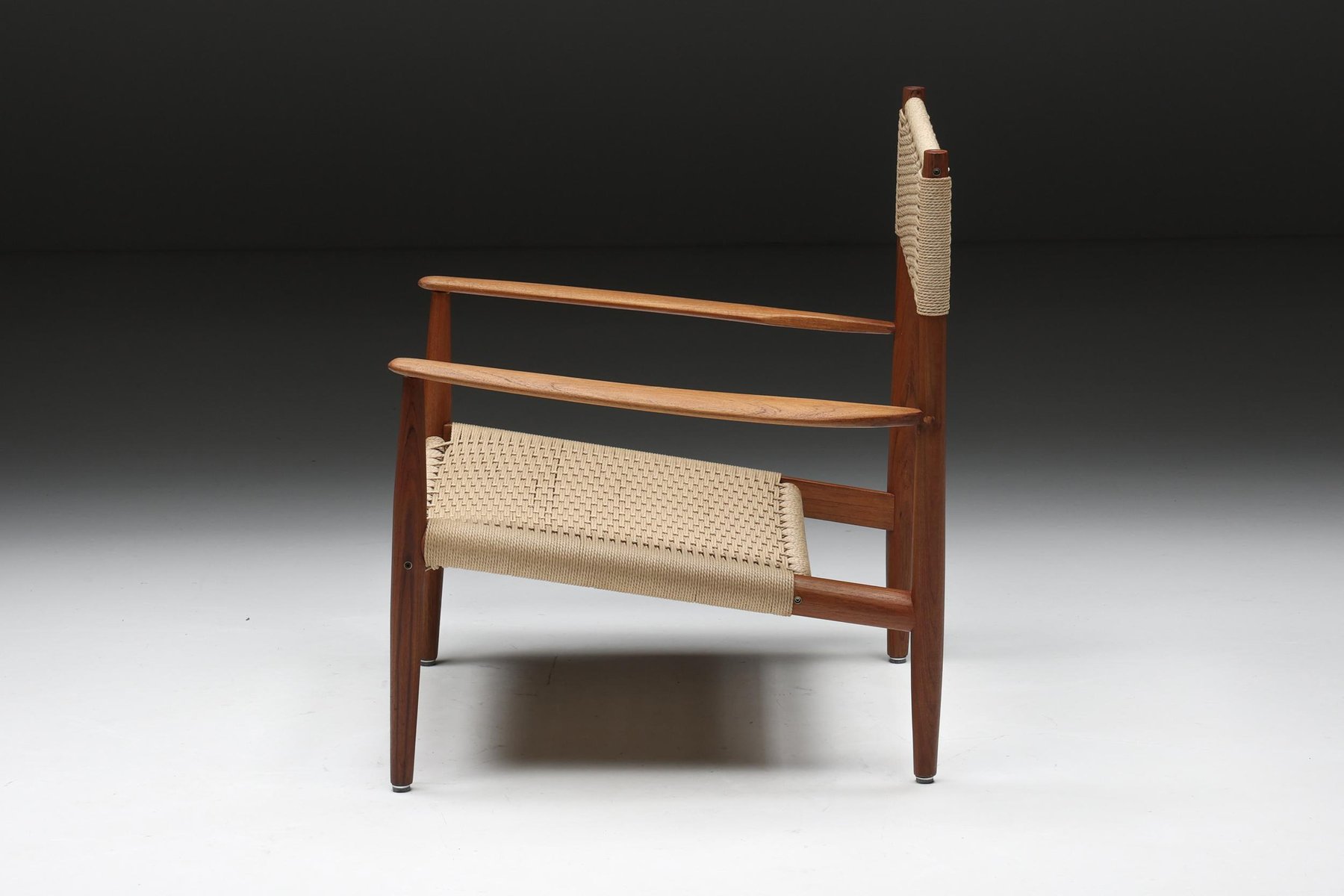 Viking en bois SCANDINAVE vintage 1960'S TECK