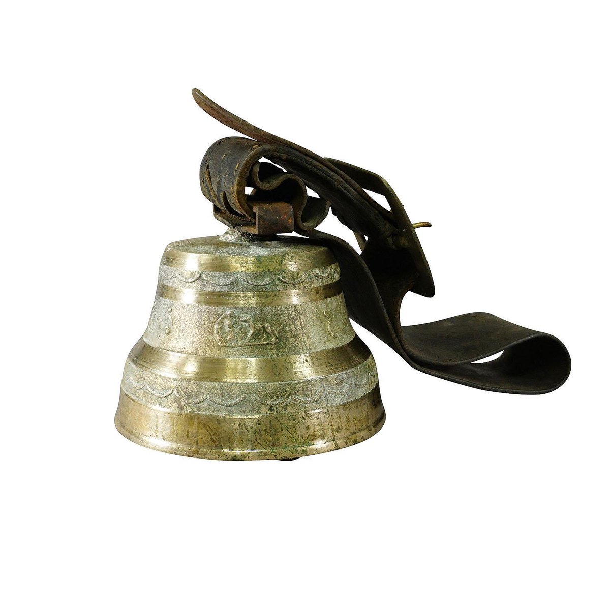 Casted Bronze Cattle Bell, Swiss, 1930s for sale at Pamono