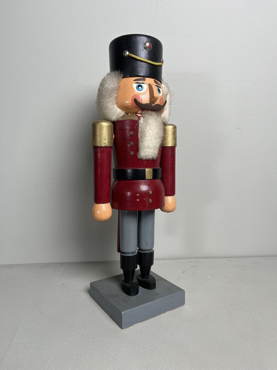 Unlackierte Nussknacker Aus Holz - 25,5cm Figuren Zum Selbstbemalen