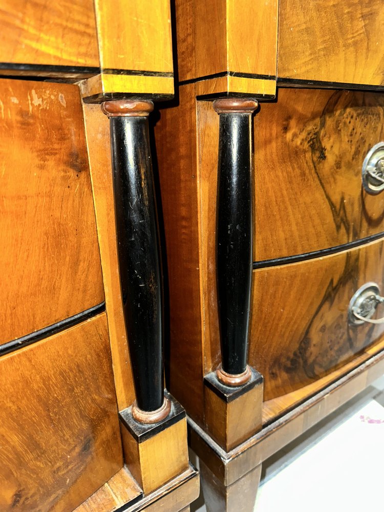 Empire Style Bedside Tables, 1800s, Set of 2 for sale at Pamono
