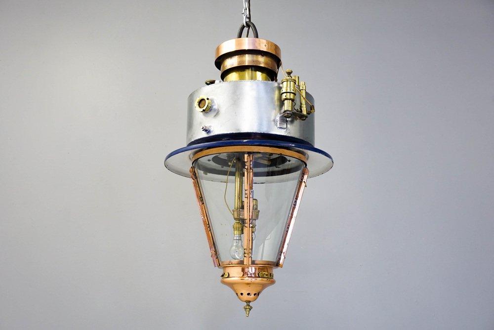 Large Industrial Pendant Light for sale at Pamono