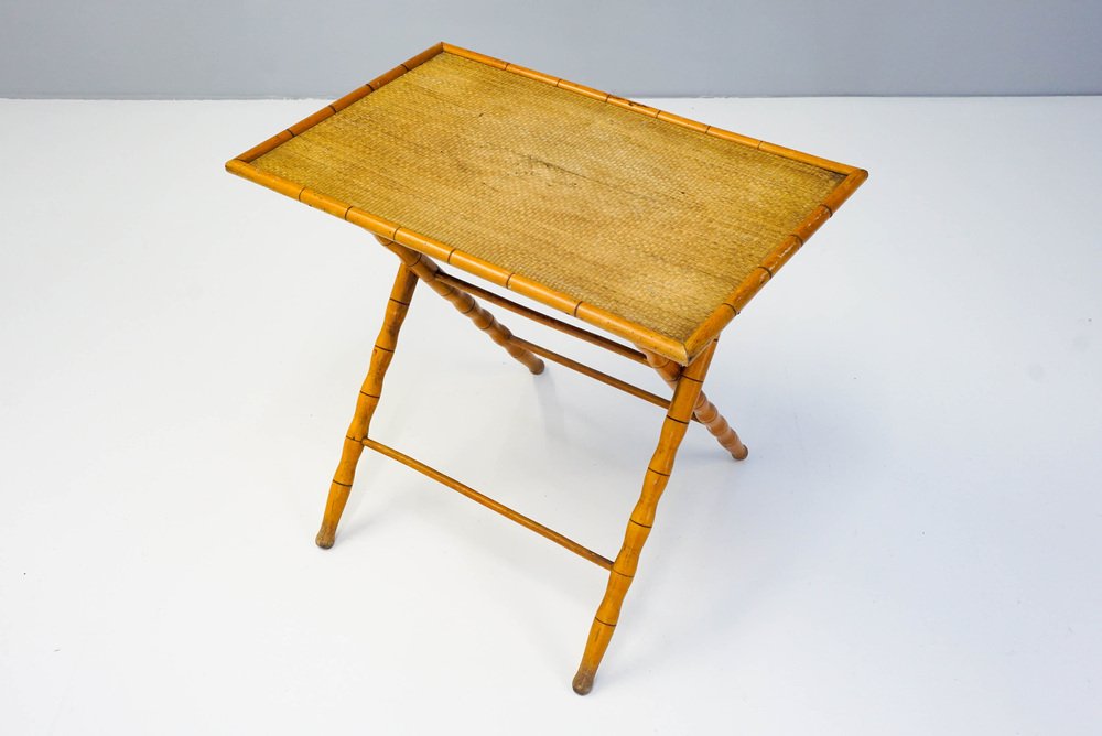 Table Basse Pliante En Bambou, Table Basse Japonaise Pour Tatami Et