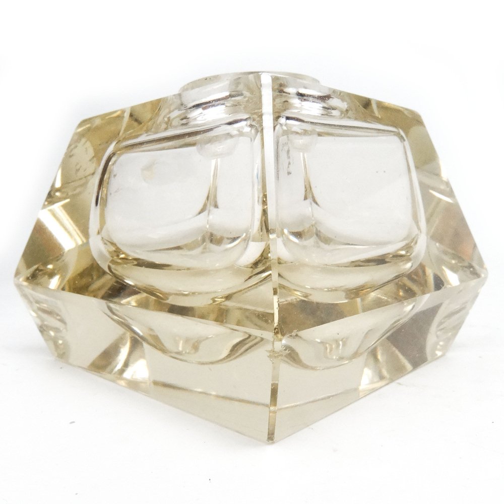 Art Deco Crystal Inkwell, Sweden, 1930s for sale at Pamono