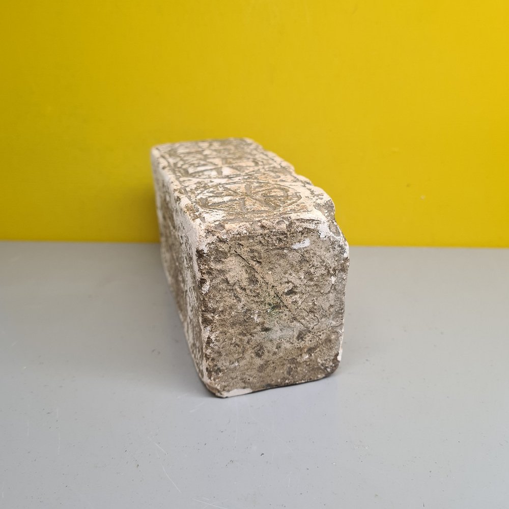 Early 20th Century French Plaster Sarcophagus Model from Arles for sale