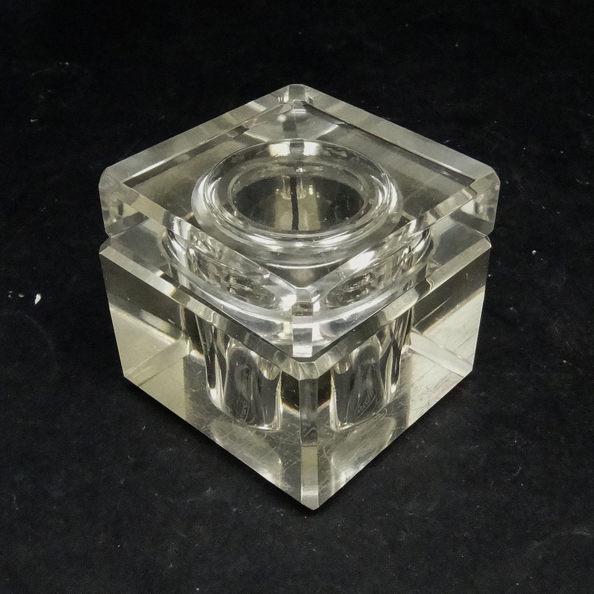 Art Deco Crystal Inkwell from Moser, Czechoslovakia, 1930s for sale at ...