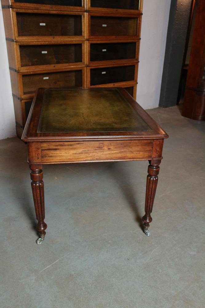 Antique Mahogany Writing Table for sale at Pamono