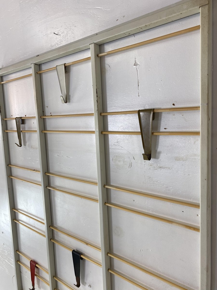 MidCentury Modernist Wall Mounted Coat Rack by Coen De Vries for