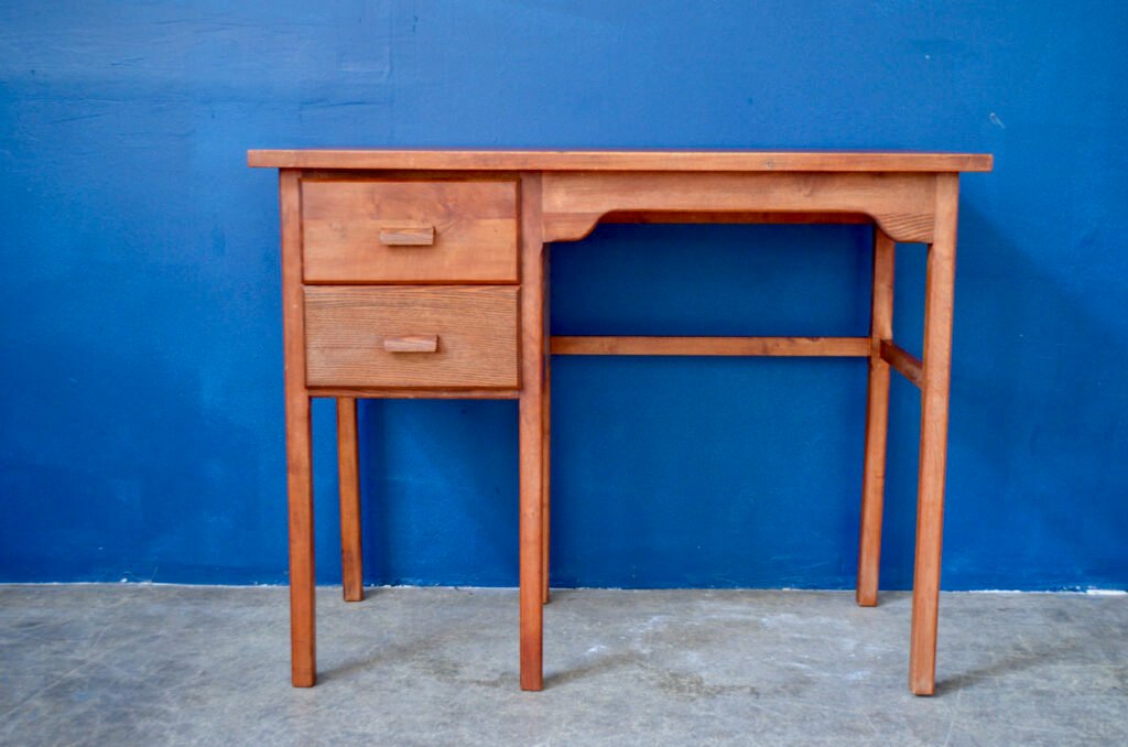Small Vintage Desk with Drawer, 1970s for sale at Pamono