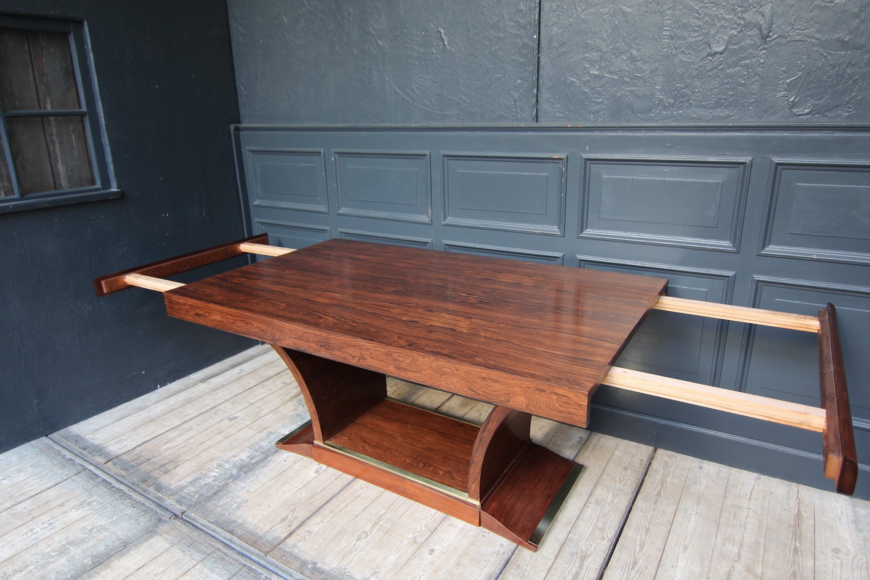 Table de Salle à Manger Art Déco en Palissandre, France, 1930s en vente