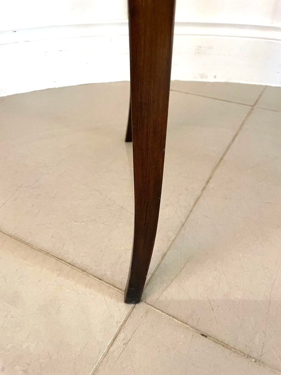 Antique Edwardian Mahogany Hand Painted Card Table, 1900s for sale at