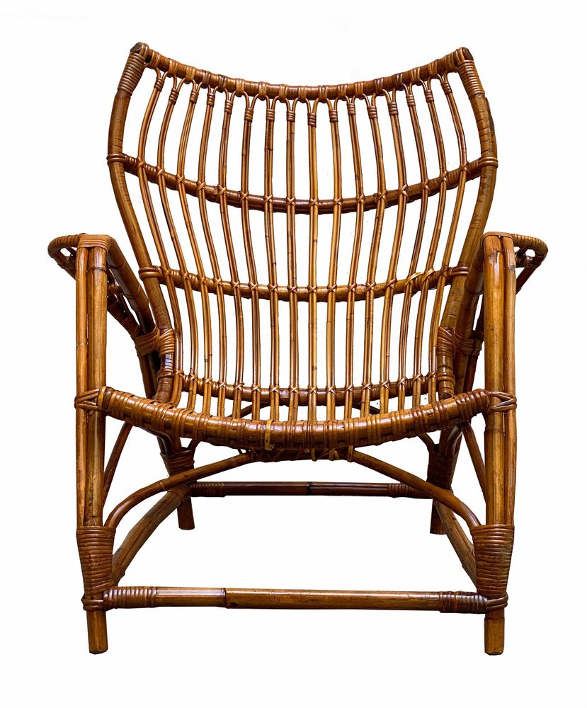 Sessel aus Bambus & Rattan, Italien, 1960er bei Pamono kaufen