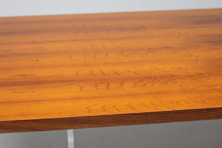 Large Architectural Rosewood Table, 1960s for sale at Pamono
