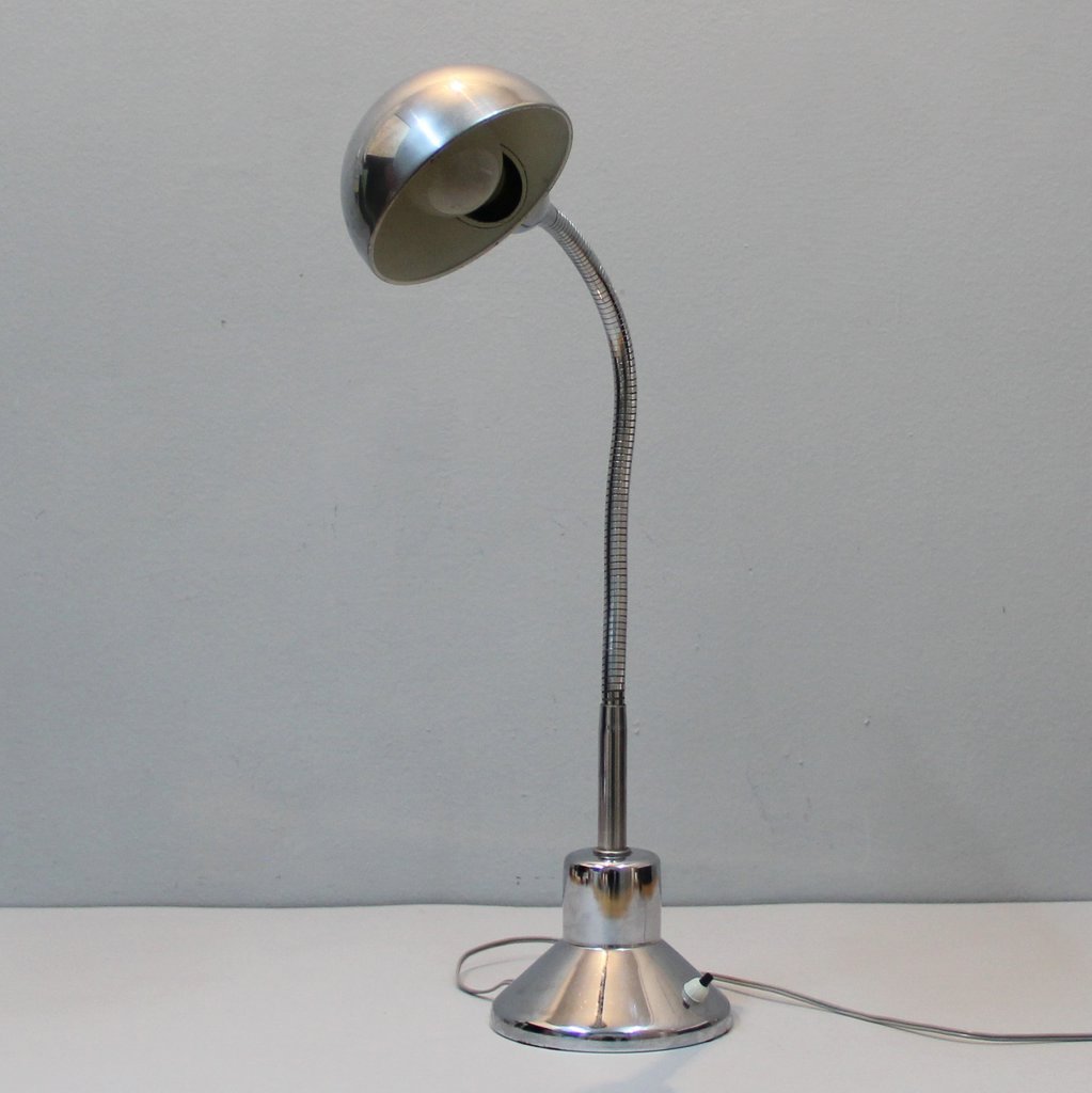 Lampe de Bureau Mid-Century Émaillée Turquoise par Nils Kähler pour