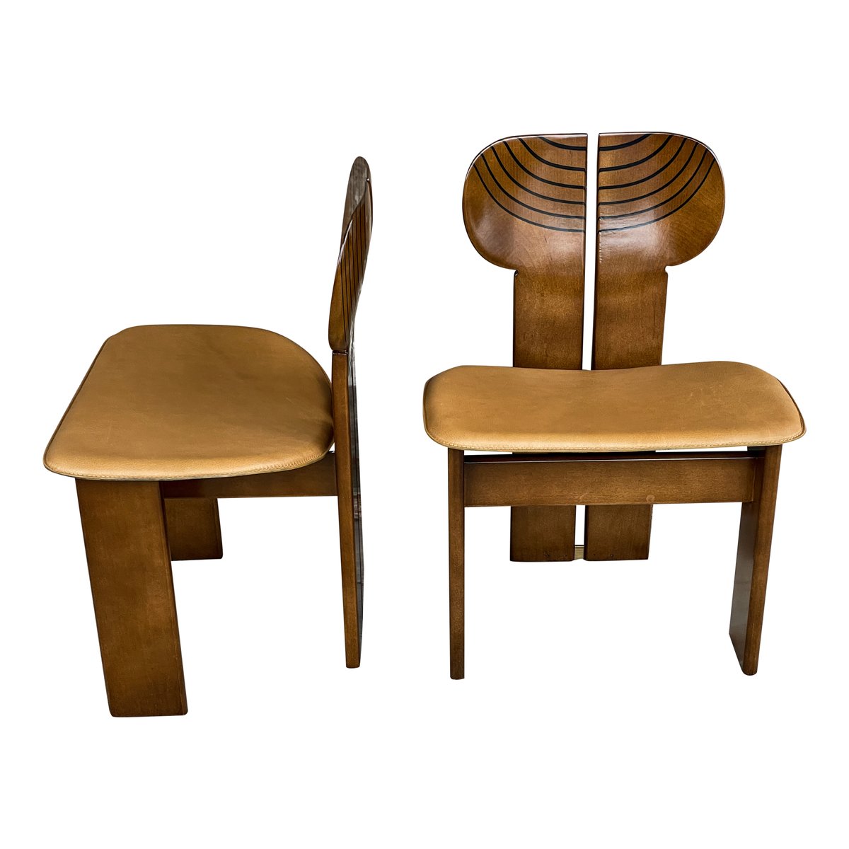 Africa Dining Chairs by Tobia & Afra Scarpa for Maxalto, 1976, Set of 4