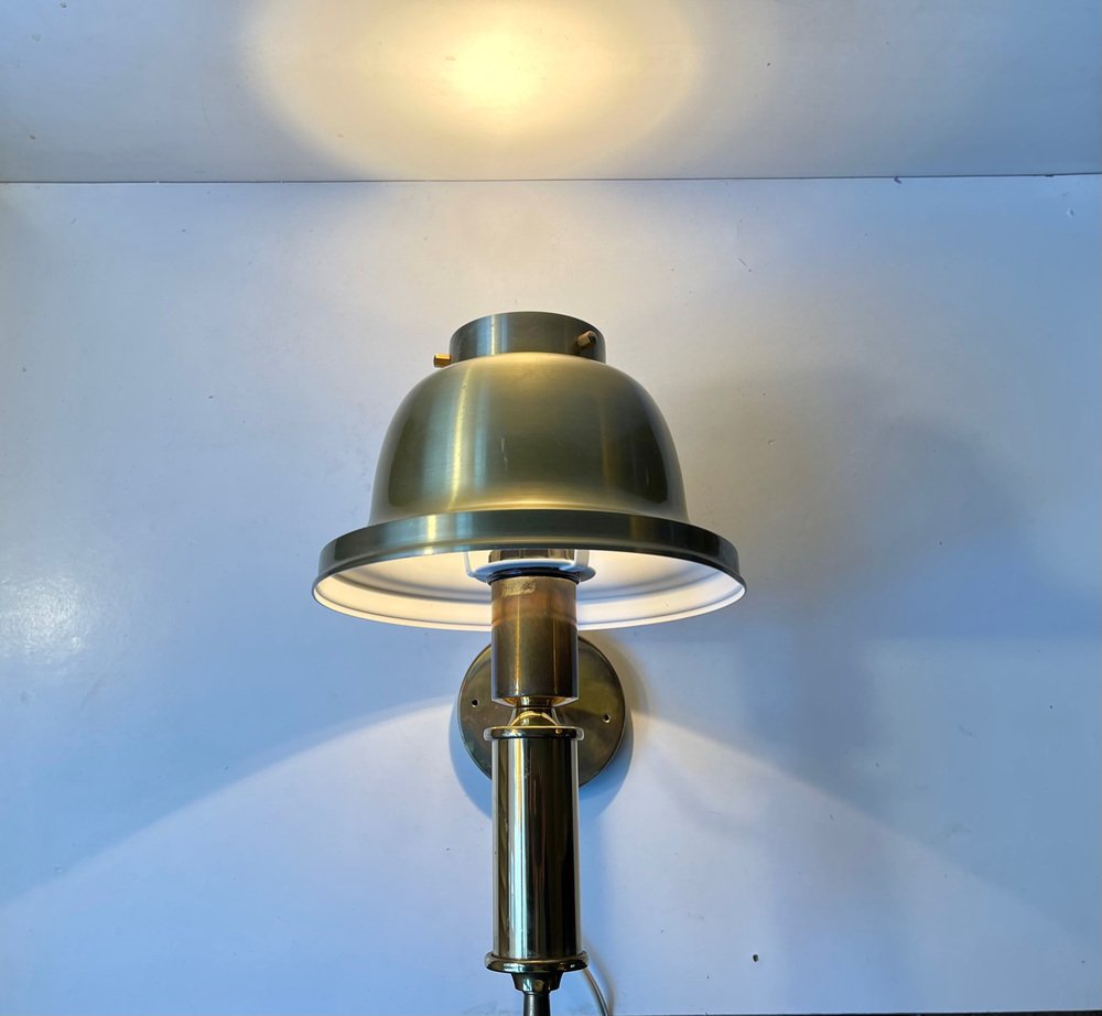 Licht-Erlebnisse Applique Esterna Serifos Ottone | Stile Marittimo Oblò Con Vetro, IP64, E27