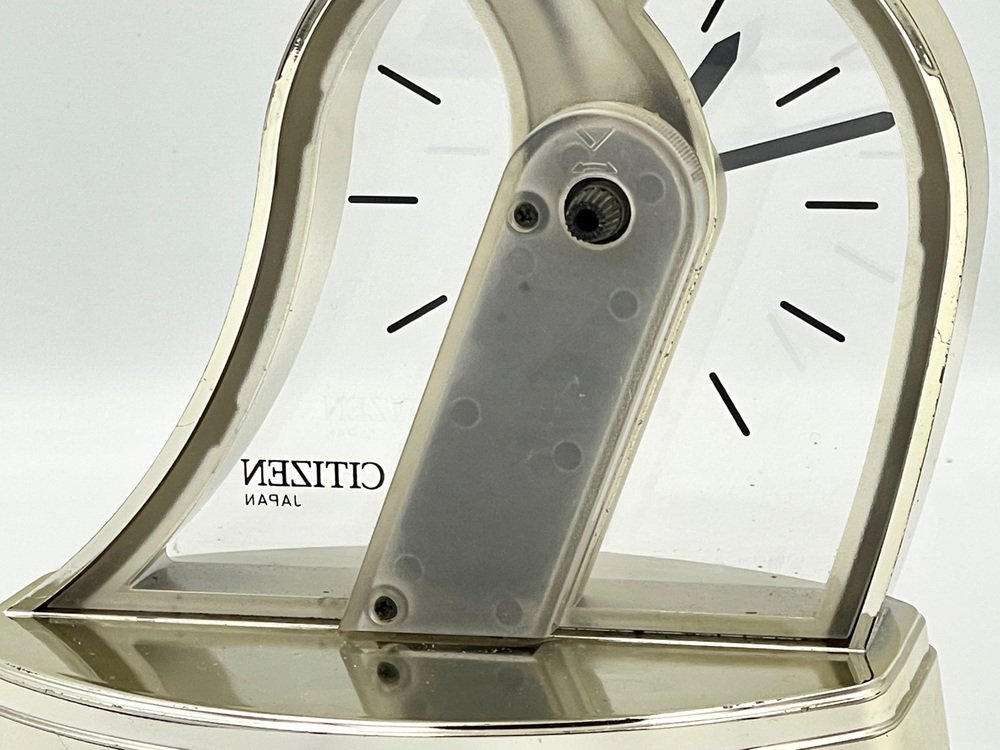 Postmodern Japan Citizen Table Clock, 1980s for sale at Pamono