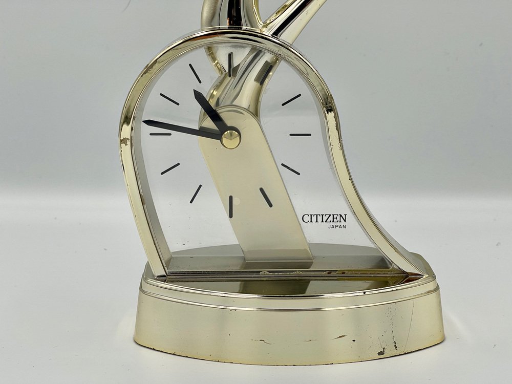 Postmodern Japan Citizen Table Clock, 1980s for sale at Pamono