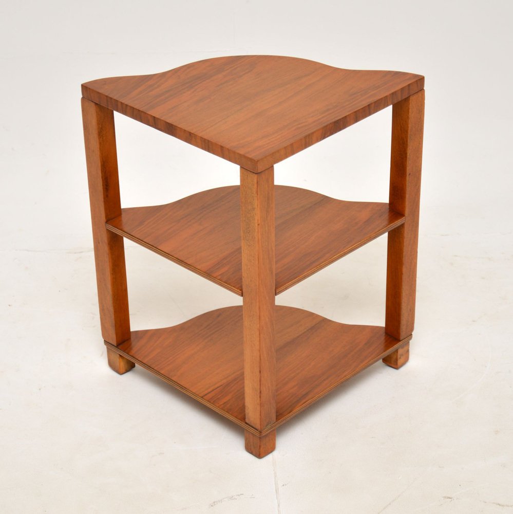 Art Deco Walnut Nesting Coffee Table attributed to Epstein, 1930s, Set