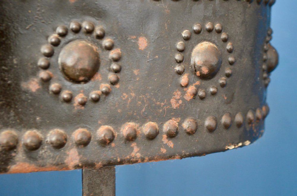 Large Antique Metal Planter for sale at Pamono