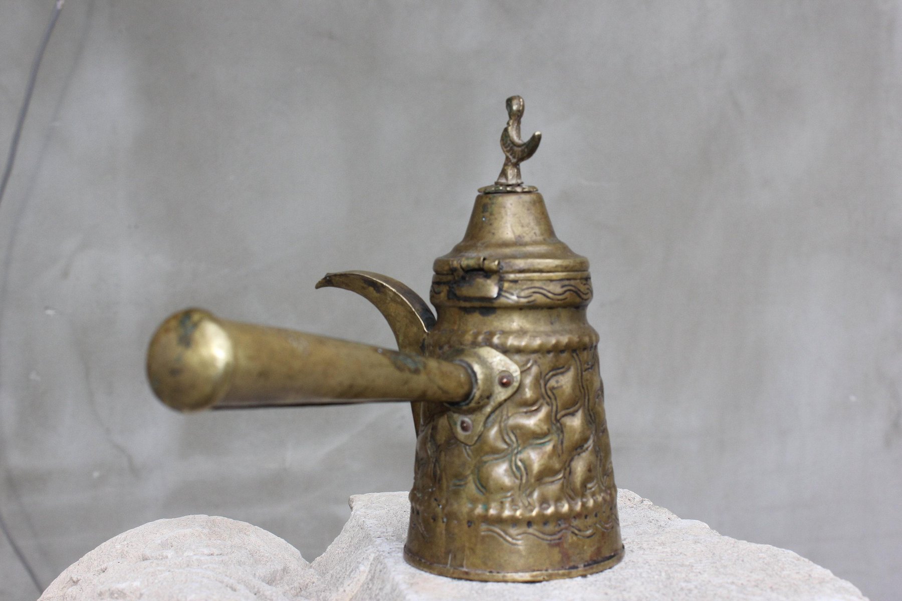 Turkish Copper Pot with Lid, 1890s for sale at Pamono