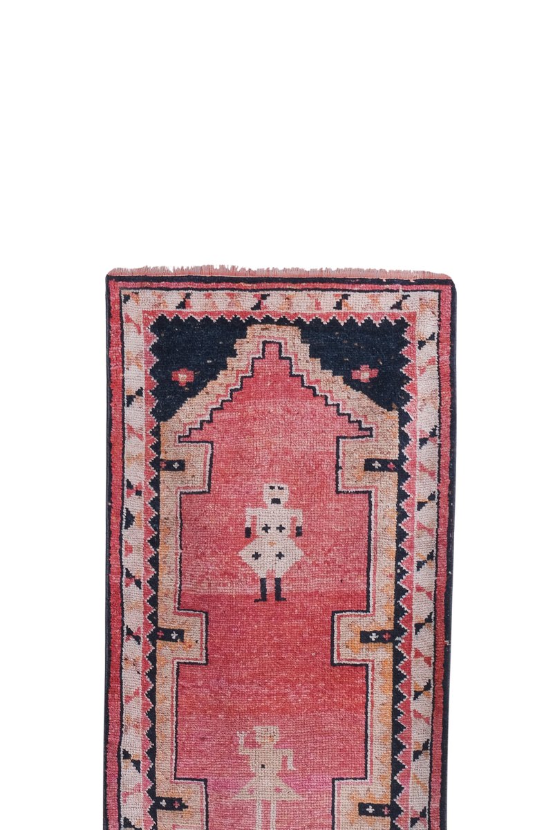 Hand-Knotted Pictorial Figurative Pattern Rug for sale at Pamono