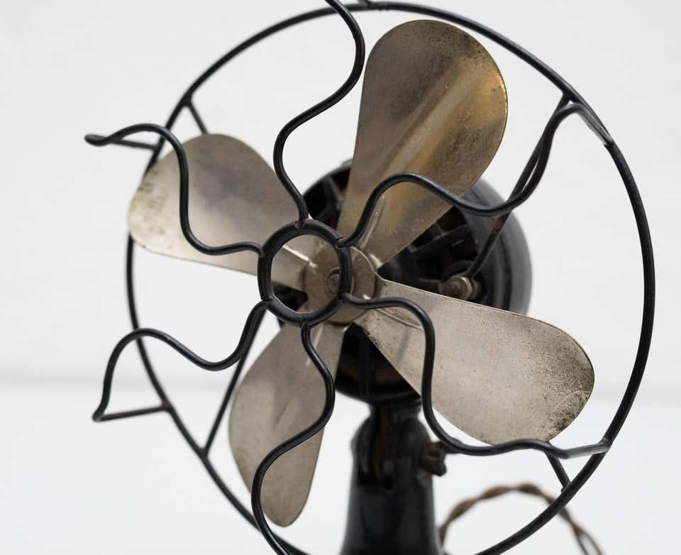 Vintage Metal Fan, 1940s for sale at Pamono