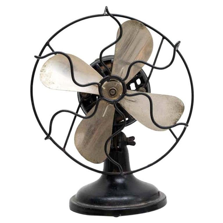 Vintage Metal Fan, 1940s for sale at Pamono