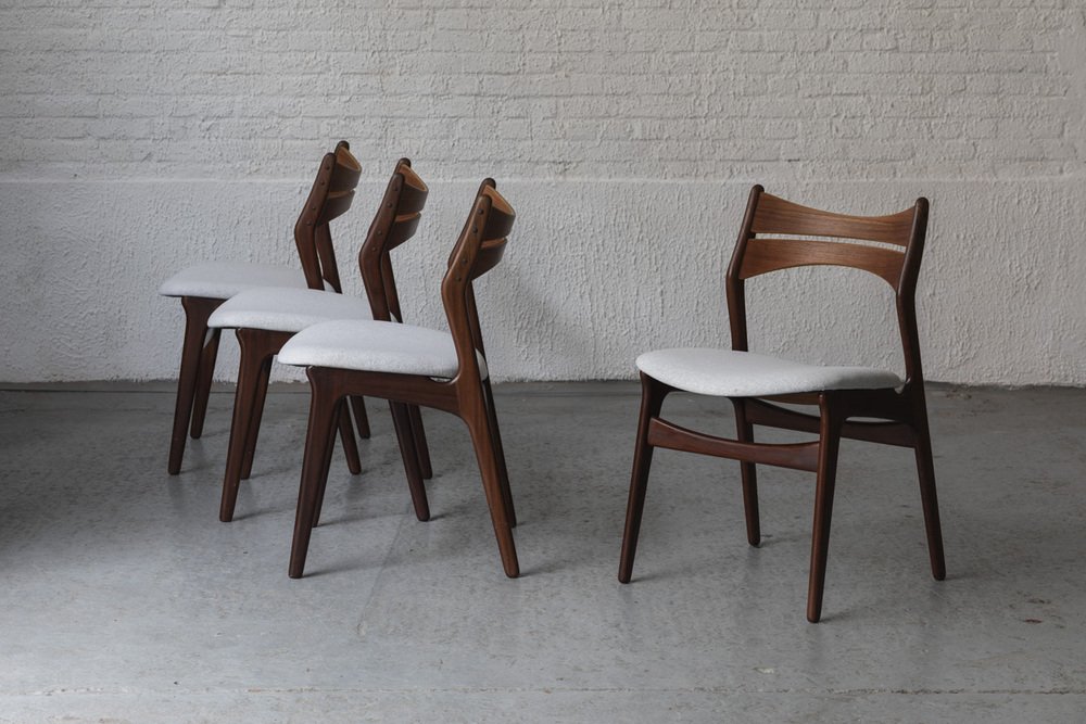 Danish Model 310 Dining Chairs by Erik Buch for Chr. Christensens