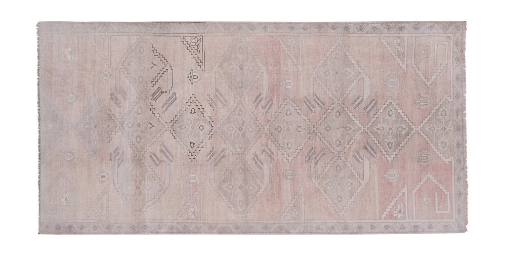 Vintage Turkish Faded Karapinar Rug for sale at Pamono